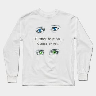 Destiel - Cursed or Not Long Sleeve T-Shirt